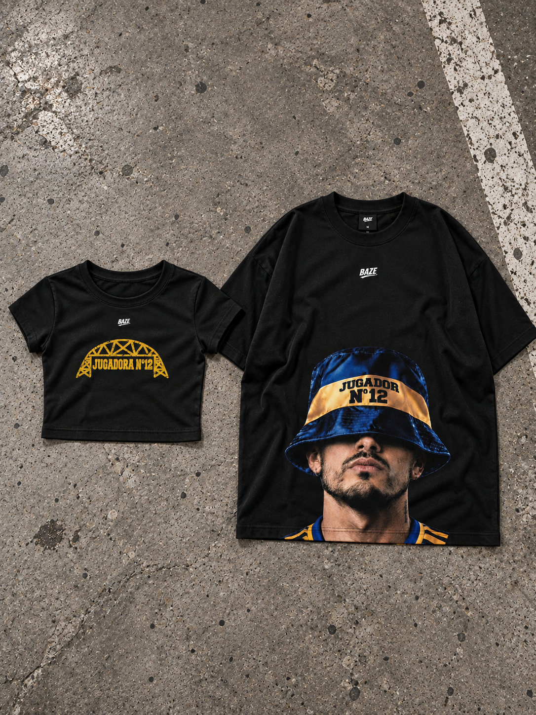 COMBO 1° / BABY TEE + REMERÓN JUGADOR N°12