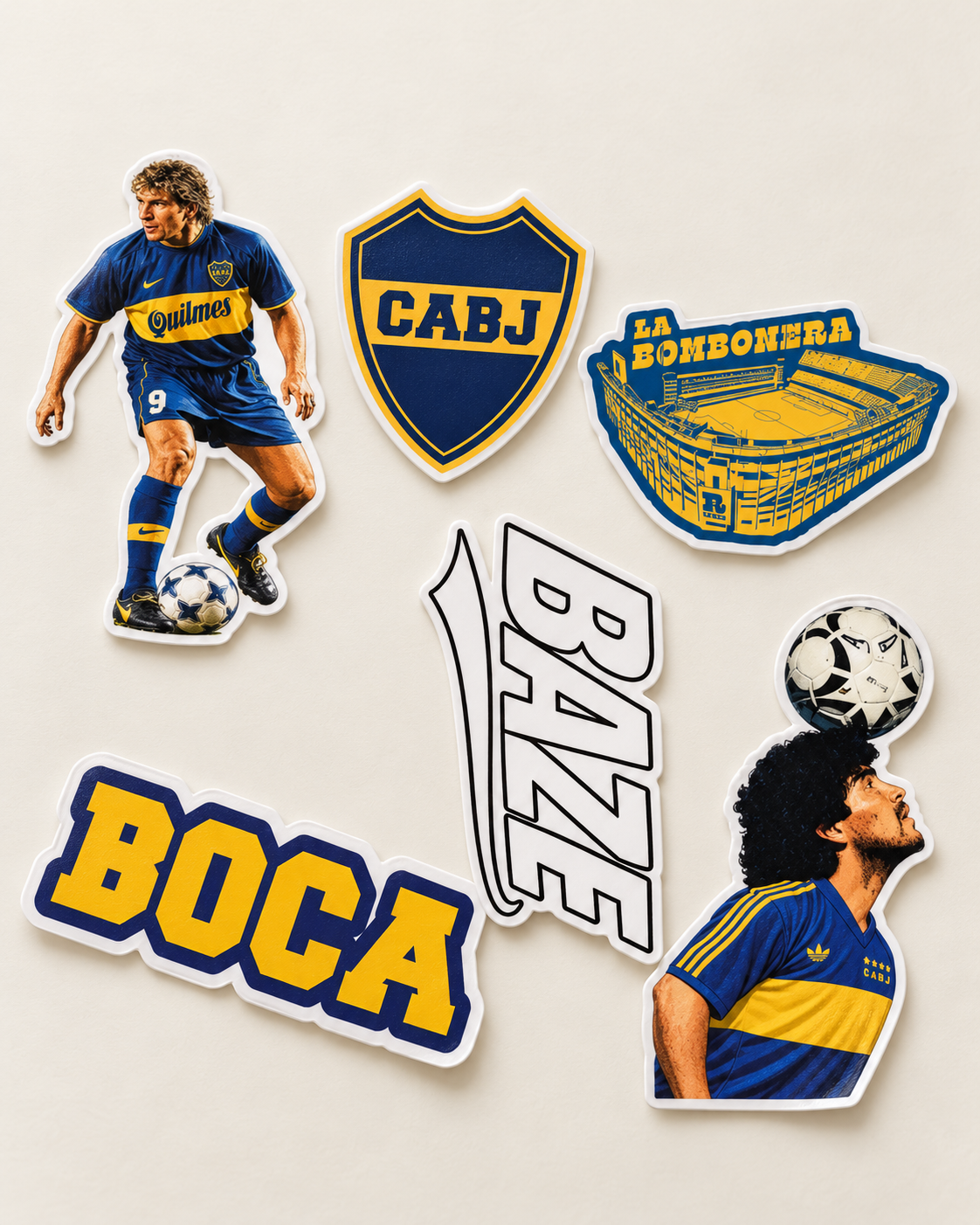 PACK DE STICKERS X 6 - BOCA