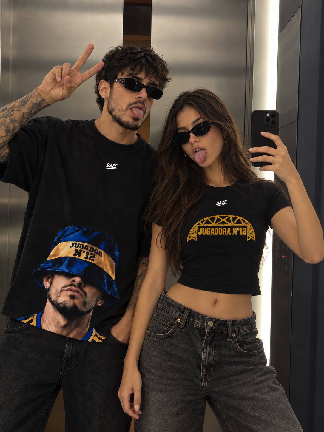 COMBO 1° / BABY TEE + REMERÓN JUGADOR N°12