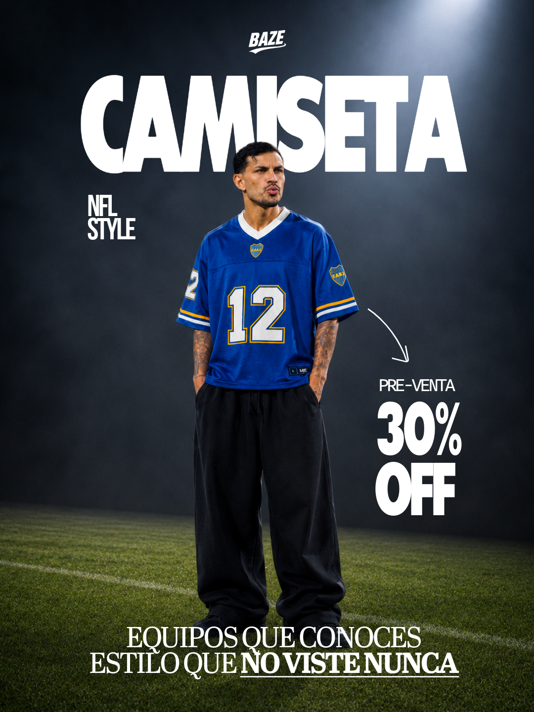Camiseta BOCA NFL